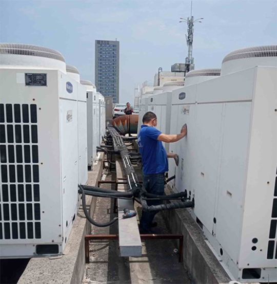 晋宁中央空调制热和不制冷系统维修方法